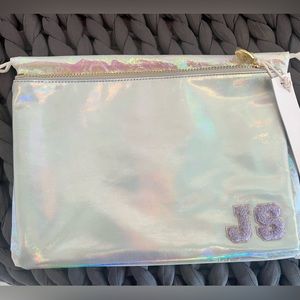 Stoney Clover Lane Irridescent shimmer Flat pouch NWT